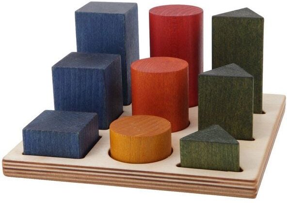 Wooden Story Formen Legespiel Regenbogen