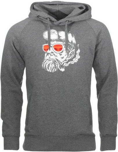 FÄDD Herren Sweatshirt Hoodie aus Bio-Baumwolle "Hipster Hans" Grau