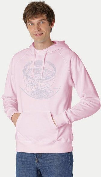 Peaces.bio - handbedruckte Biomode Bio-Herren-Kapuzensweater "Weltenesche"