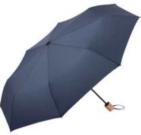 FARE Mini-Taschenschirm Sicherheitsschieber Gerader Griff mit Einkaufstasche