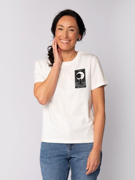 watapparel T-Shirt Frauen Tarot The Moon