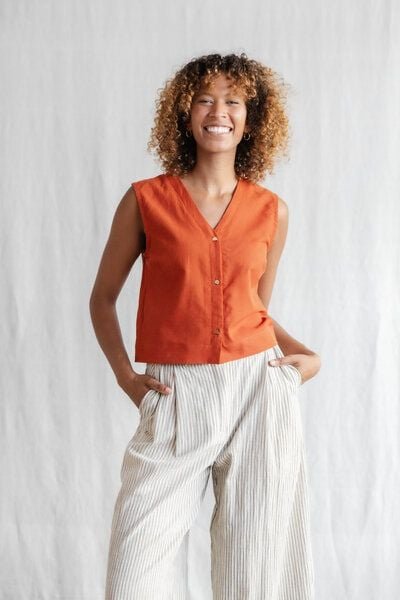 Jyoti - Fair Works Bio-Baumwoll Top Chatania