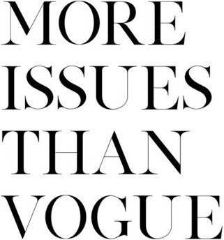 Photocircle Poster / Leinwandbild - More Issues Than Vogue