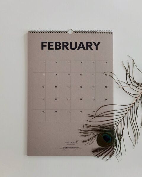 in love with paper immerwährender Geburtstagskalender