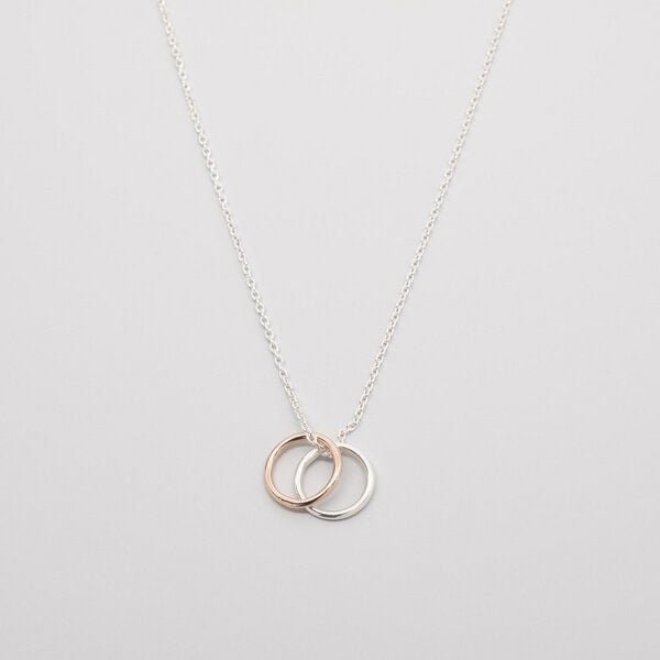 fejn jewelry Kette 'bicolor circle'