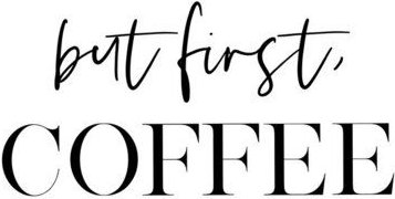 Photocircle Poster / Leinwandbild - But First Coffee No2