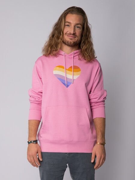 watapparel Hoodie Unisex Rainbow Heart