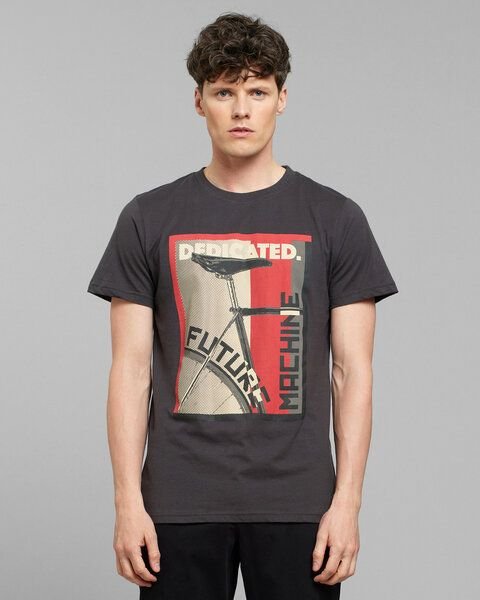 DEDICATED T-Shirt Constructive Bike - Charcoal