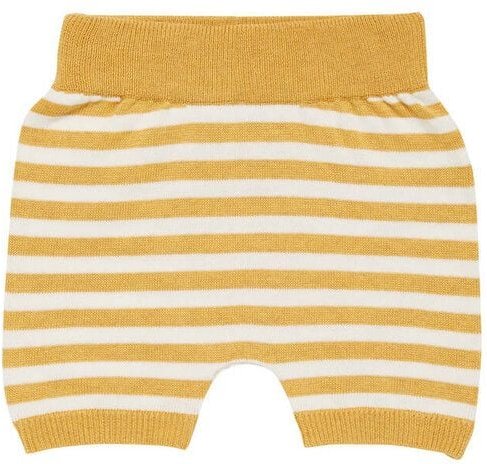 sense-organics Baby Shorts *Lu Streifen gelb/weiss o. navy/weiss* Strick GOTS Sense Organics