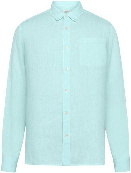 KnowledgeCotton Apparel Regular Hemd aus Bio-Leinen - GOTS/Vegan