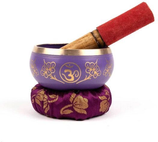 Myga Chakra Klangschale aus gehämmertem Kupfer