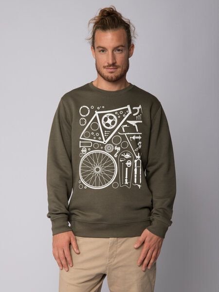 watapparel Sweatshirt Unisex Fahrradteile