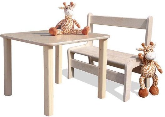 Die Schreiner Christoph Siegel Kindersitzgruppe - Tisch und 1 Bank