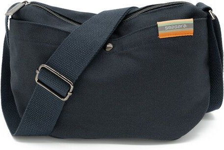 seasara Tasche Umhängetasche aus Bio-Baumwolle (Canvas), navy oder camel