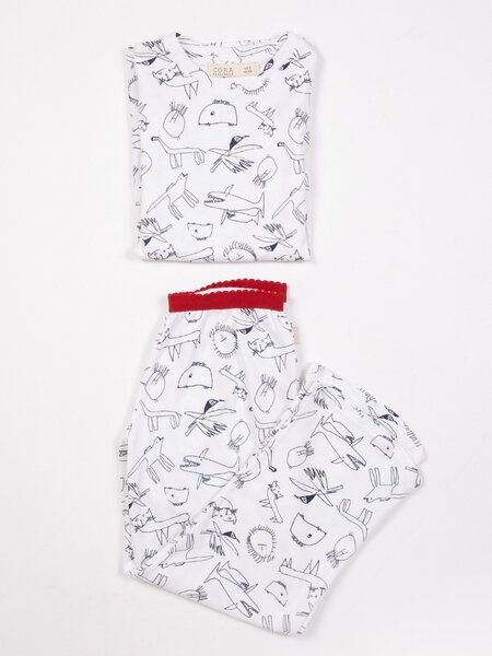 CORA happywear Kinder Schlafanzug aus Bio-Baumwolle "Chris"