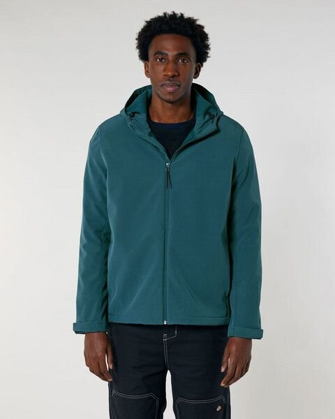 YTWOO Herren Eco Softshell Jacke mit Kapuze