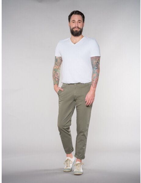Feuervogl fv-Las:se | Chino | Soft Cotton | Slim Fit