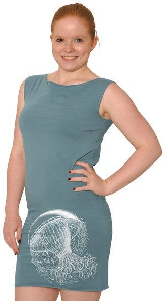 HANDGEDRUCKT "Medusa" Bio-Kleidchen
