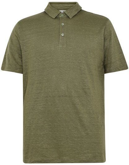 KnowledgeCotton Apparel Poloshirt Regular aus Bio-Leinen