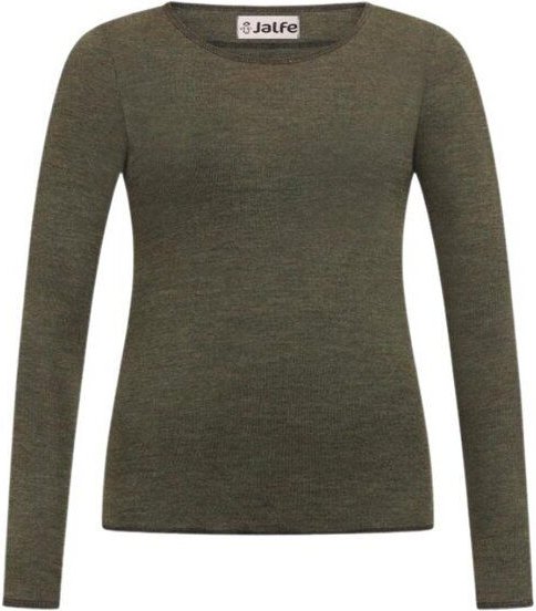 Jalfe Longsleeve Wolle plain melange