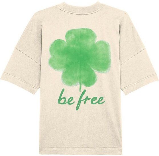 be free shoes LUCK - Kleeblatt Organic Oversize Shirt