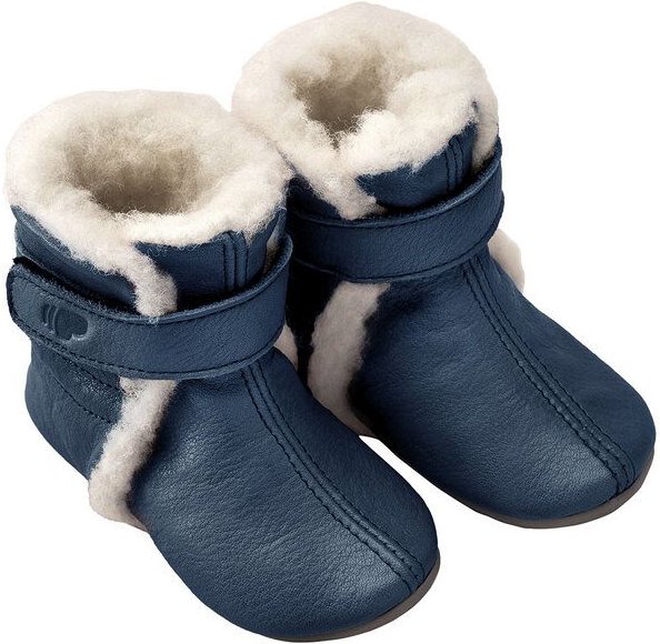 Pololo Babywinterstiefel aus pflanzlich gegerbtem Leder, mit Wollfutter (organic), 18/19 - 26/27