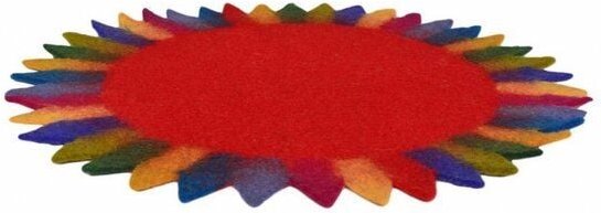 Frida Feeling Untersetzer / Tischsets "Sonne" aus Filz