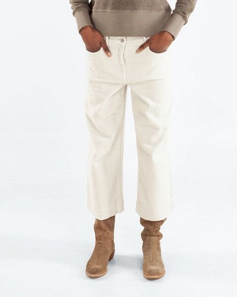 Alma & Lovis Softe Breitcord-Culotte aus Bio-Baumwolle | Cablecord Culotte