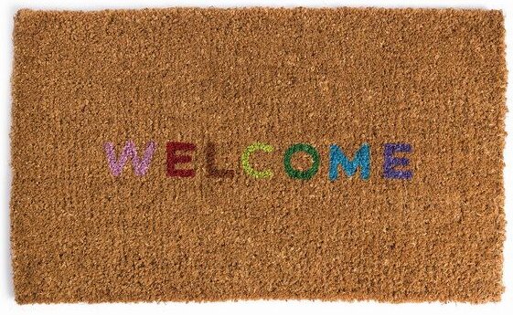 El Puente Kokosfaser-Fußmatte "Welcome"