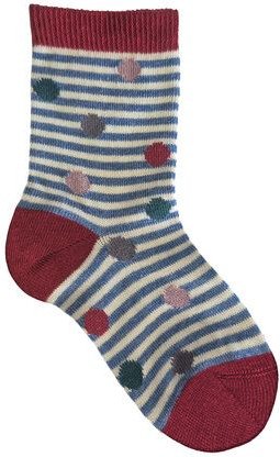 Leela Cotton Kinder Socken Gepunktet aus 98% Bio-Baumwolle 3324