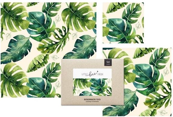 little bee fresh Bio-Bienenwachstuch "Starter-Set" 3er