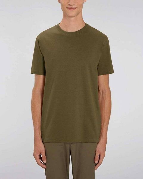 YTWOO Herren schweres Bio T-Shirt. Männer Premium Basic Shirt. Heavy Cotton