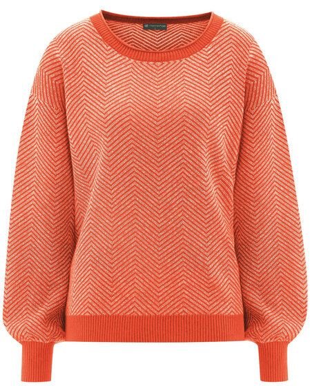 Hempage Moderner Jacquard Pullover Hanf/Biobaumwolle