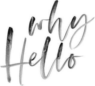 Photocircle Poster / Leinwandbild - Why Hello No2