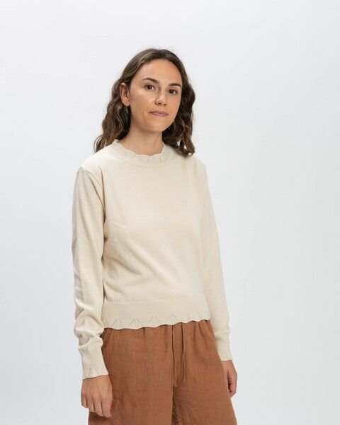 Matona Feinstrickpullover für Frauen / Flower Sweater