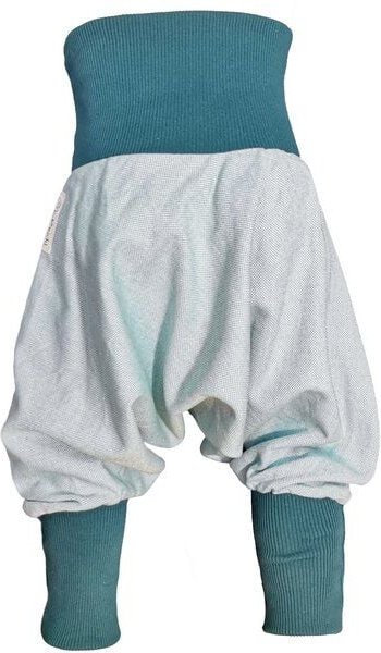 liebewicht Feste Yogahose Sarouelhose Pumphose türkis aus Biobaumwolle Gr.56-116