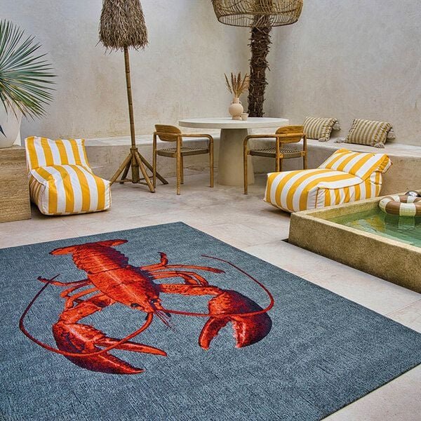 Louis De Poortere Teppich POP LOBSTER
