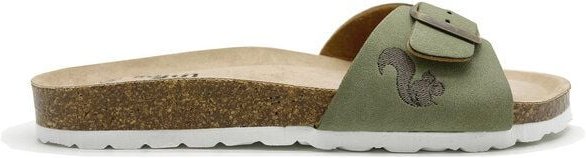 Vegane thies ® Eco Bio Strap Sandale aus rec. PET mit ergonomischem Fussbett