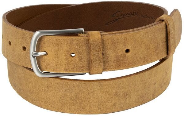 Simaru Ledergürtel mit verschiedenen Farben, zu 100% pflanzlich gegerbt - EU