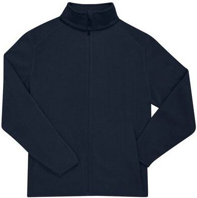 B&C Unisex Fleecejacke Übergangsjacke superweich zwei Fronttaschen mit Reißverschluss bis Gr. 4XL