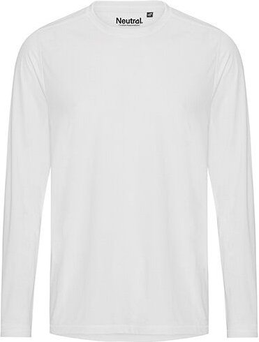 Neutral® Herren / Unisex Langarm T-Shirt Rundhals Recycled Sportshirt Unterziehshirt