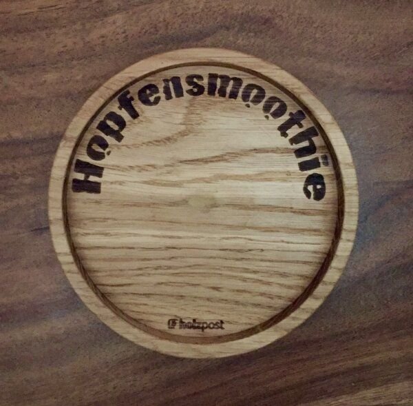 holzpost Untersetzer aus massiver EICHE