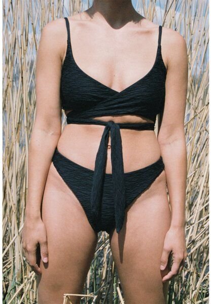 Anekdot Bikini Top Lin Jacquard