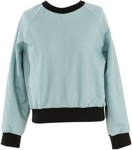 KOLO Berlin Raglansweater Jil schwarz / Frost / Rost - unisex