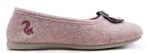 Veganer Hausschuh "thies ® Eco Ballerina" aus recycelten PES, fair produziert