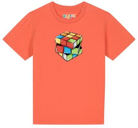 watabout.kids T-Shirt Kinder Pixel Zauberwürfel