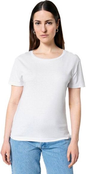 YTWOO Damen-Scoop-Neck-T-Shirt aus Bio-Baumwolle