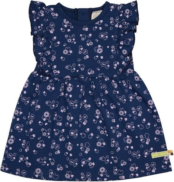 loud + proud Babys & Kinder Kleid aus Musseline Jersey mit Druck, GOTS-zertifiziert