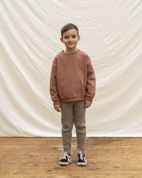 Matona Gestrickte Leggings für Kinder aus recycelter Wolle / Rib Knit Leggings