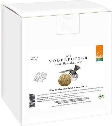 defu Bio Vogelfutter Meisenknödel ohne Netz 50 Stück im Karton